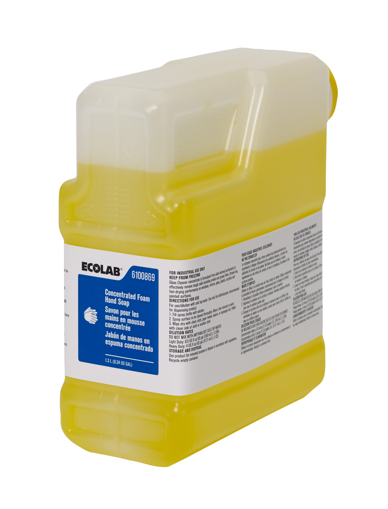 GuestSupply US | Ecolab® Concentrated Foam Hand Soap, 1.3 Liter